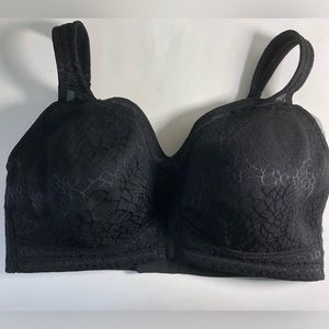 NEW Wirefree Full Coverage Minimizer Bra Black Size 38DDD
